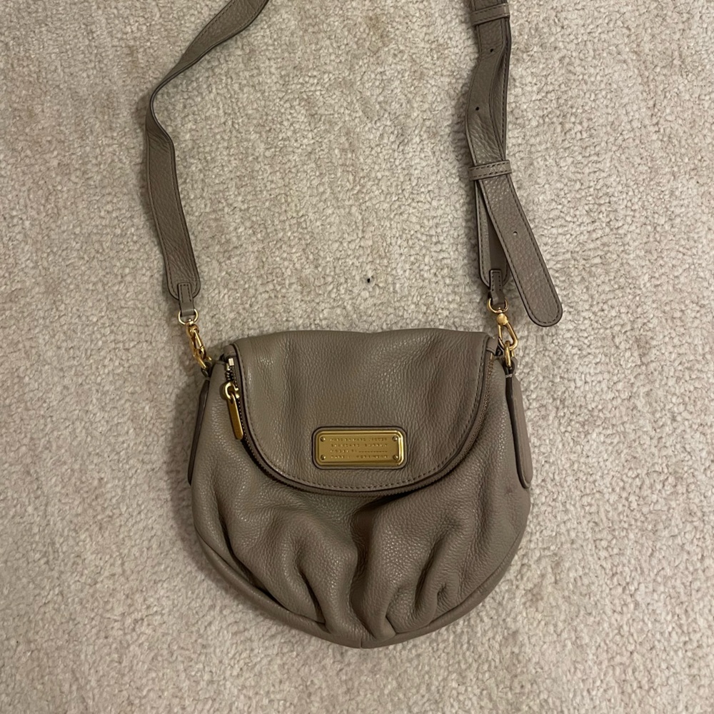 Taupe Marc by Marc Jacobs crossbody bag